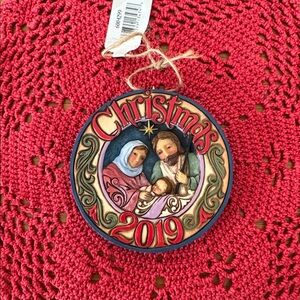 “Jim Shore” Christmas 2019 Nativity Ornament